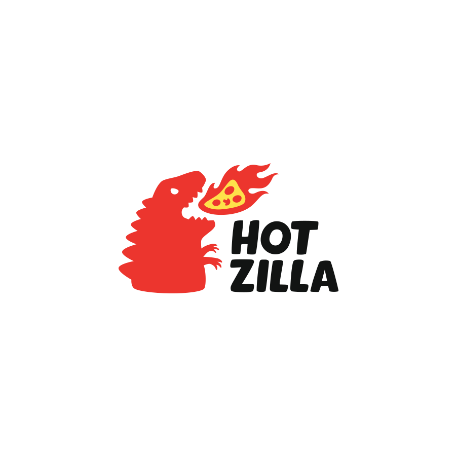 Hotzilla logo design by logo designer Yana Uglitskikh for your inspiration and for the worlds largest logo competition