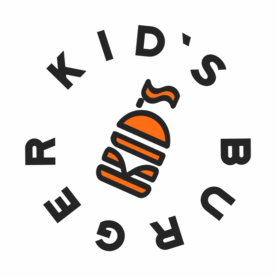 Kids burger logo design by logo designer Logomika for your inspiration and for the worlds largest logo competition