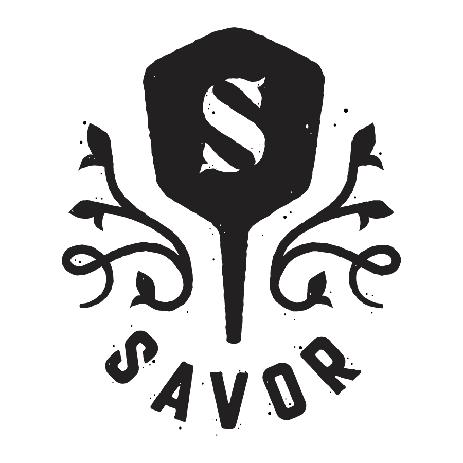 Savor logo design by logo designer Beth Sicheneder for your inspiration and for the worlds largest logo competition