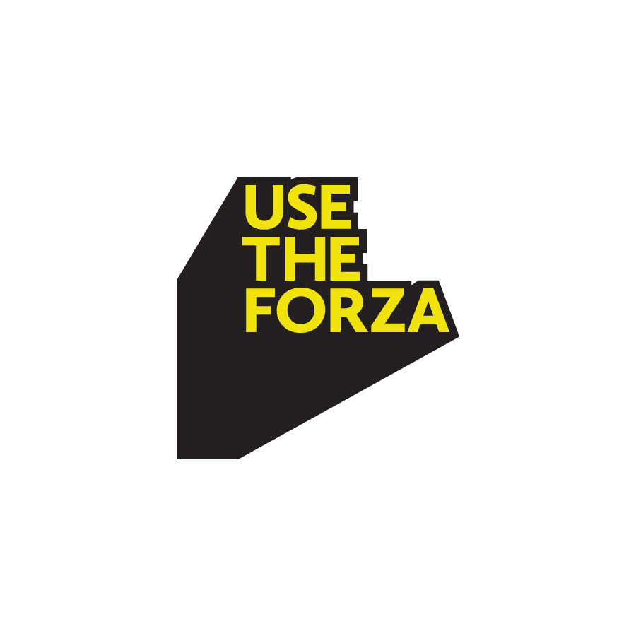 usetheforza logo design by logo designer Mattia Forza for your inspiration and for the worlds largest logo competition
