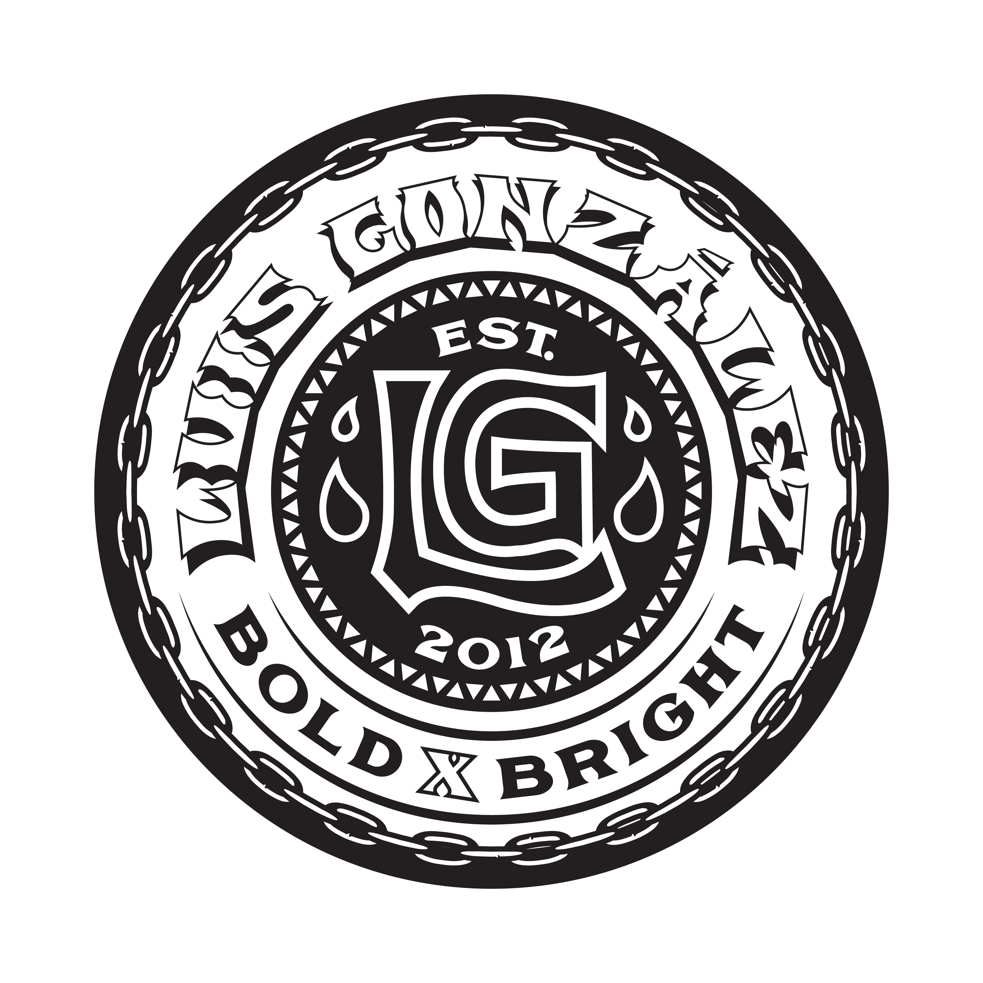 Luis Gonzalez badge logo design by logo designer Shapeshifter Creative Co. for your inspiration and for the worlds largest logo competition