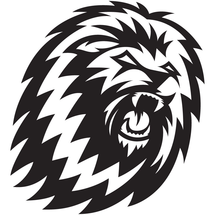 Battle Lion Black logo design by logo designer Shapeshifter Creative Co. for your inspiration and for the worlds largest logo competition