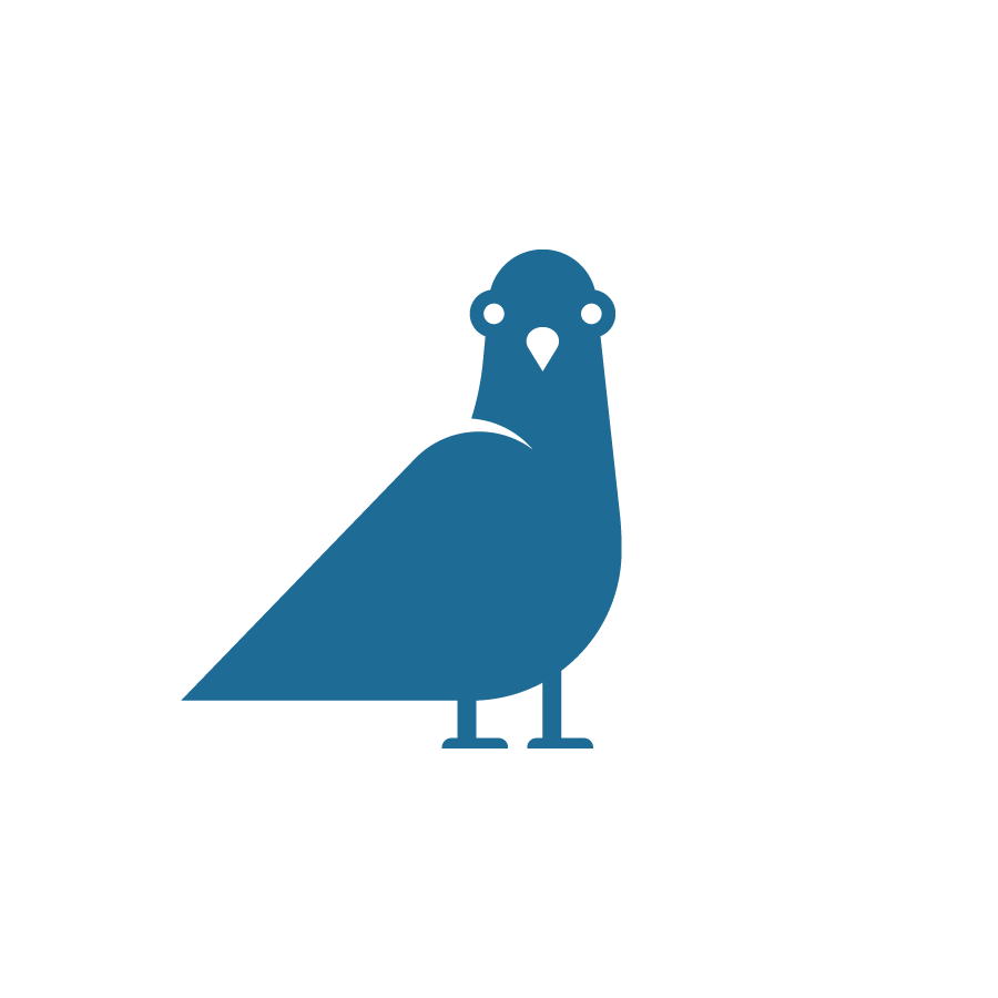 Pigeon logo design by logo designer Francesco Vittorioso  for your inspiration and for the worlds largest logo competition