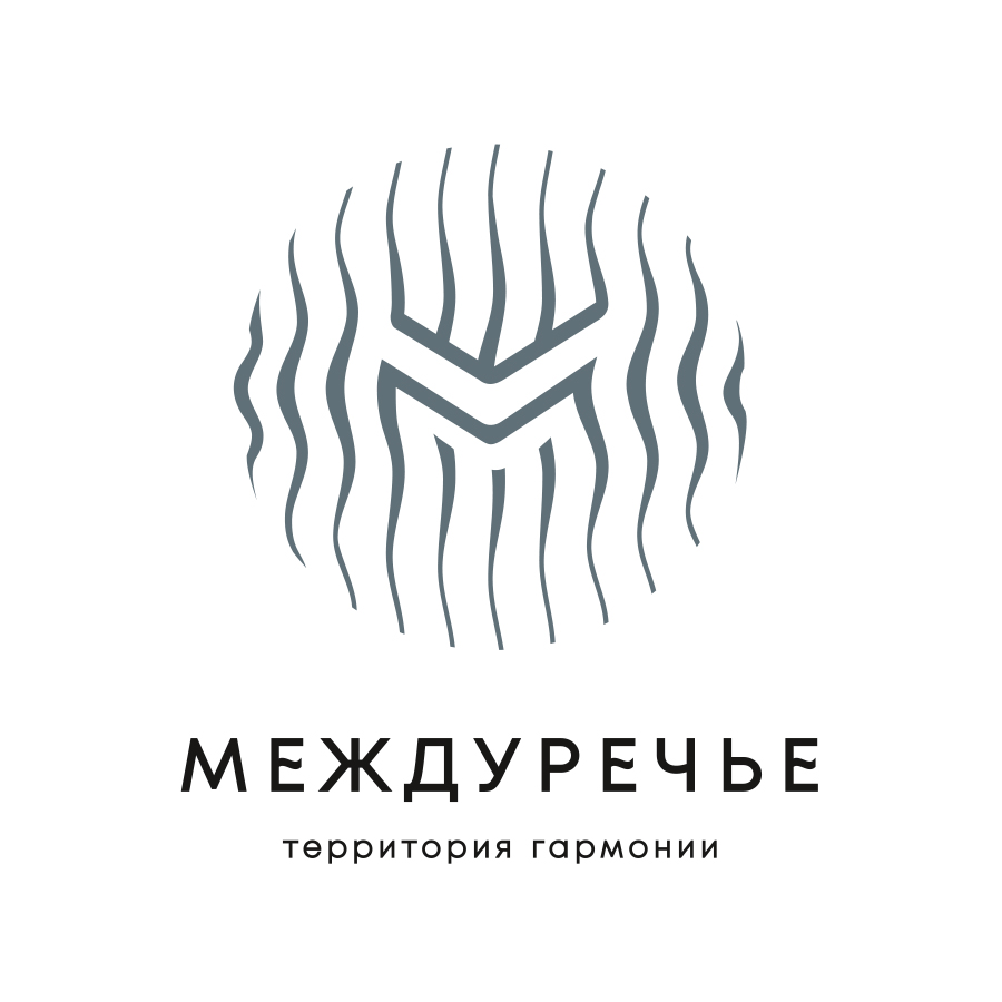 Mezhdurechye (Interfluve) logo design by logo designer Higher School of Branding for your inspiration and for the worlds largest logo competition