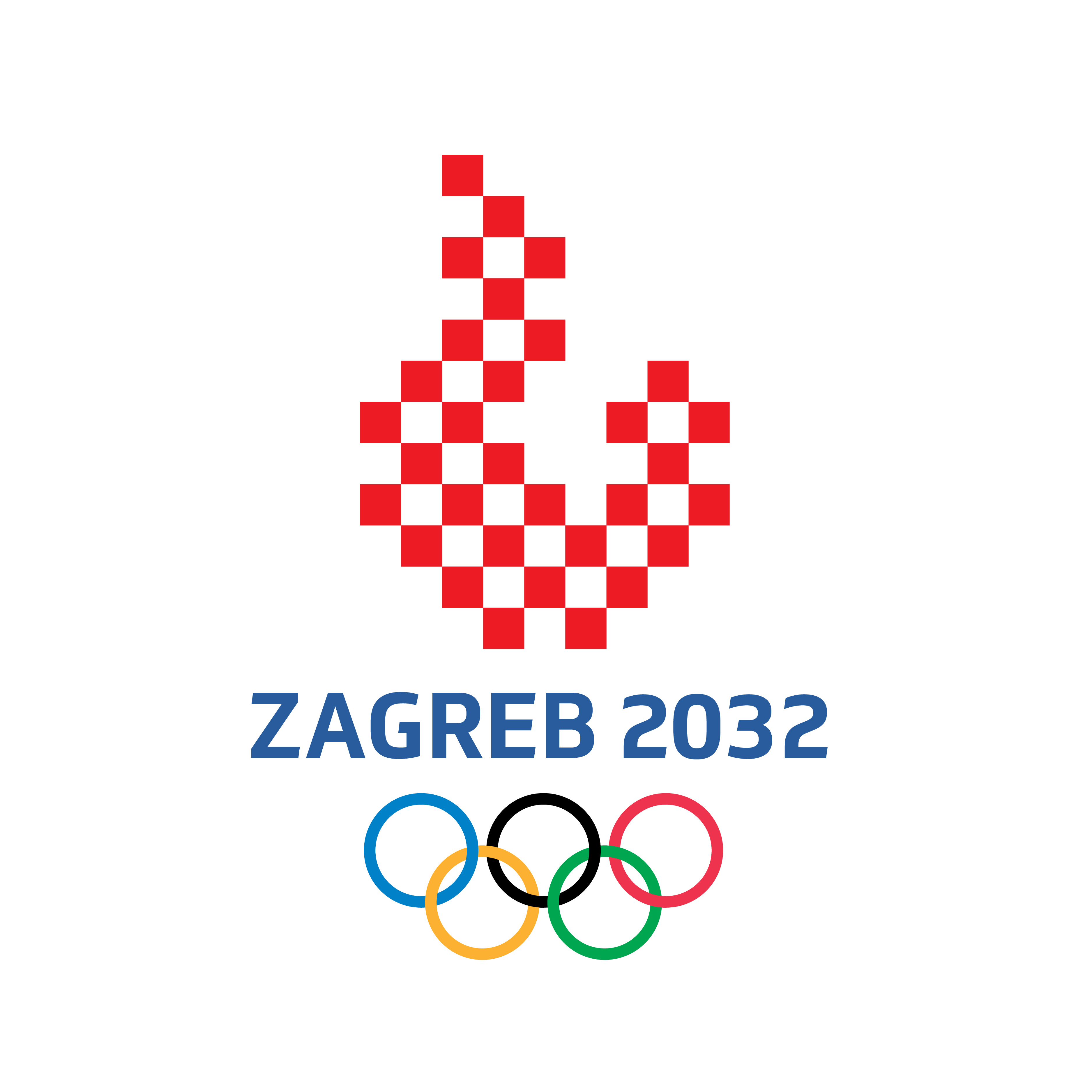 Zagreb 2032 Olympics logo design by logo designer Kenion Harvey Design for your inspiration and for the worlds largest logo competition
