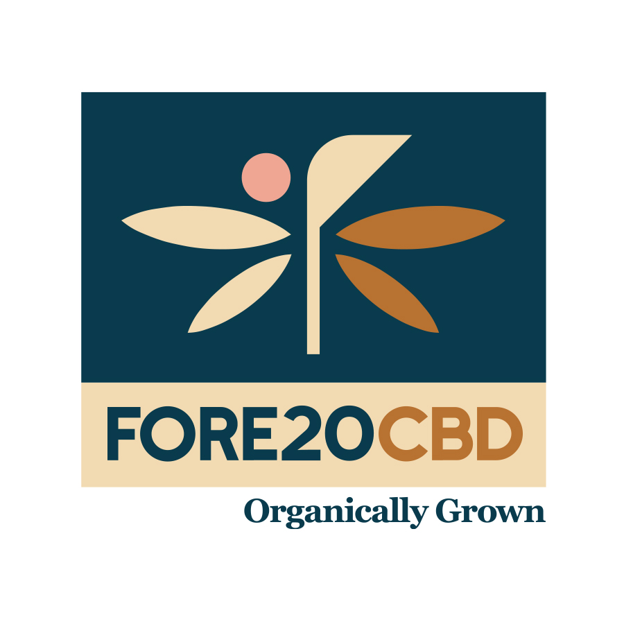 Fore20 CBD logo design by logo designer Glenmir Brand Co. for your inspiration and for the worlds largest logo competition