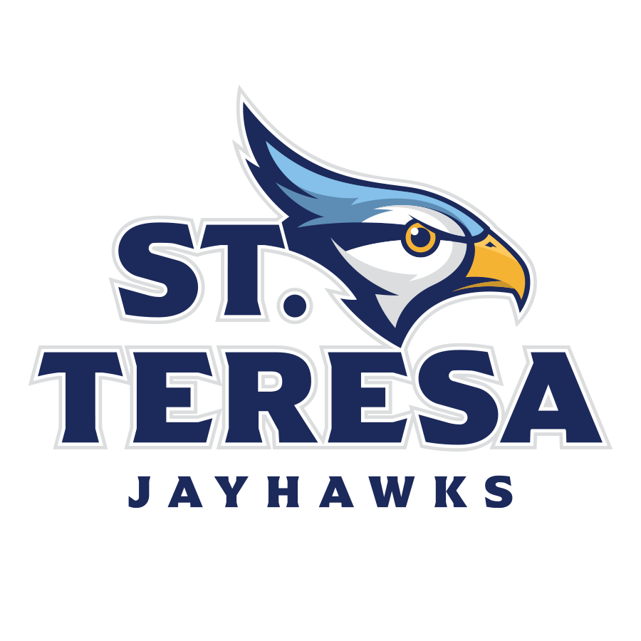 St. Teresa Jayhawks logo design by logo designer Bopp Creative for your inspiration and for the worlds largest logo competition