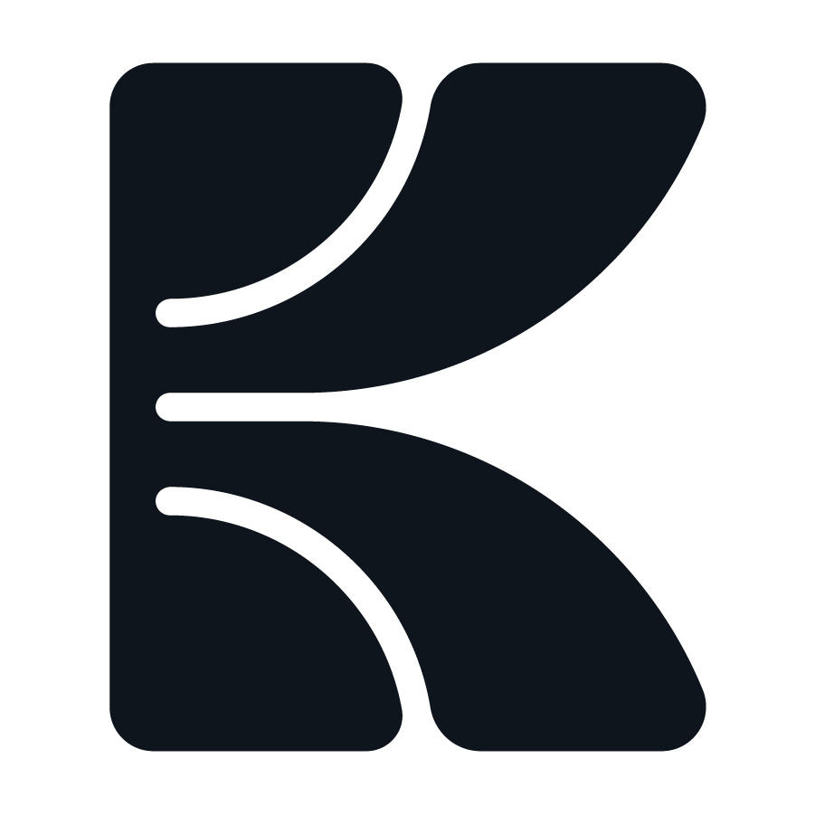 K lettermark logo design by logo designer Milos Bojkovic for your inspiration and for the worlds largest logo competition
