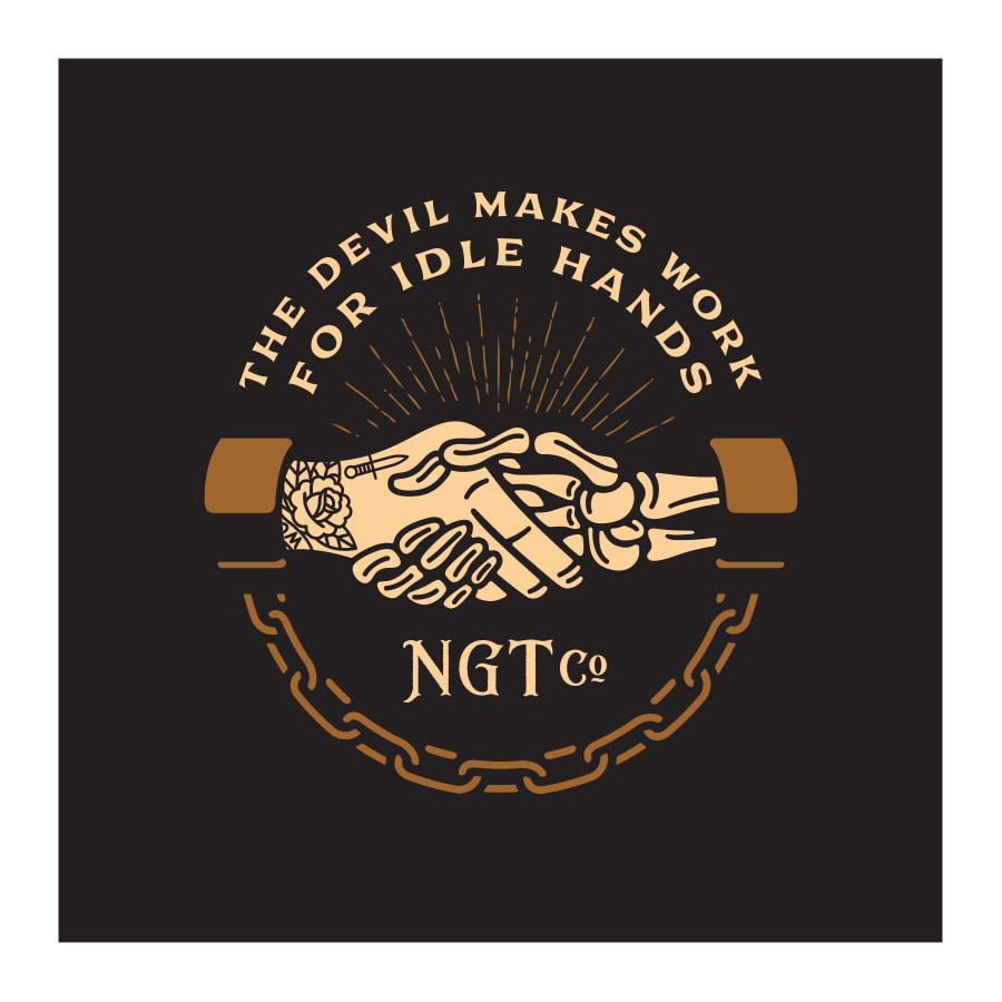 Nitty Gritty Tattoo Co. logo design by logo designer Joschka Sawatzky Studio for your inspiration and for the worlds largest logo competition