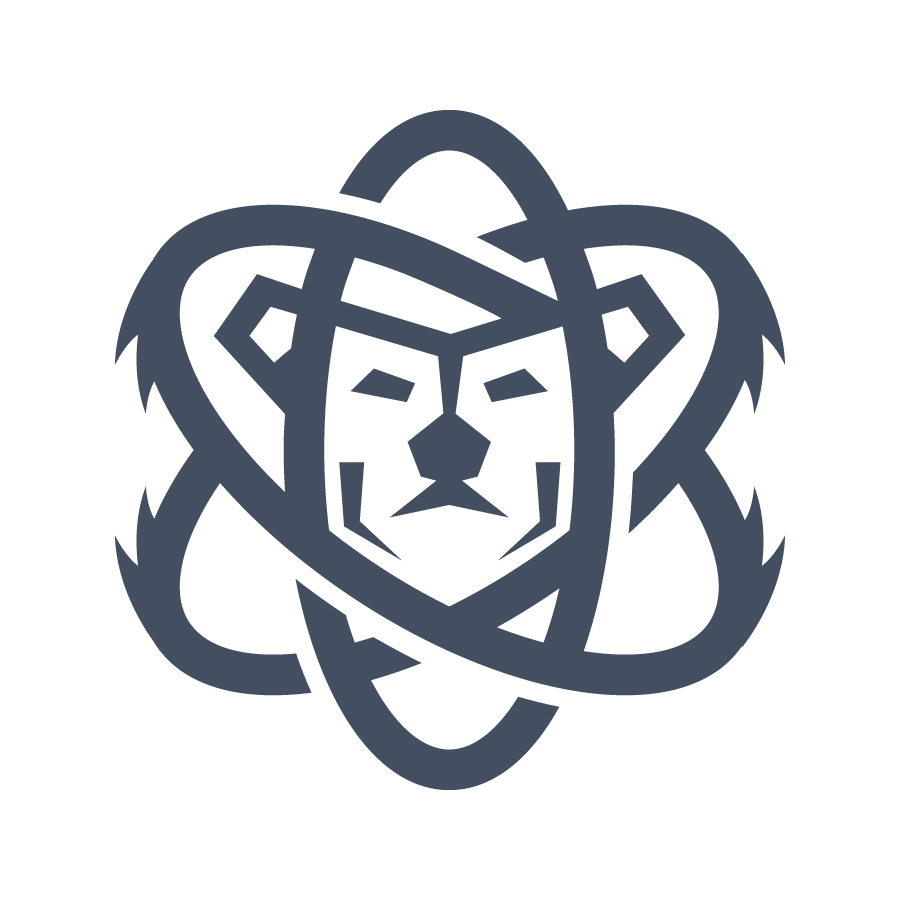 Atomic Bear logo design by logo designer SAMPLE for your inspiration and for the worlds largest logo competition