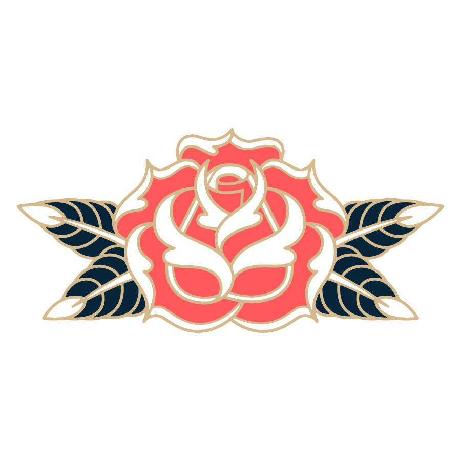 Rose logo design by logo designer Eric W Lee Design for your inspiration and for the worlds largest logo competition