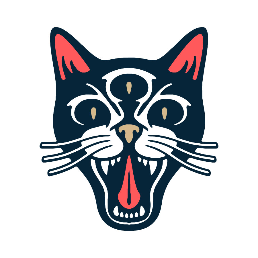 Beware Cat logo design by logo designer Eric W Lee Design for your inspiration and for the worlds largest logo competition