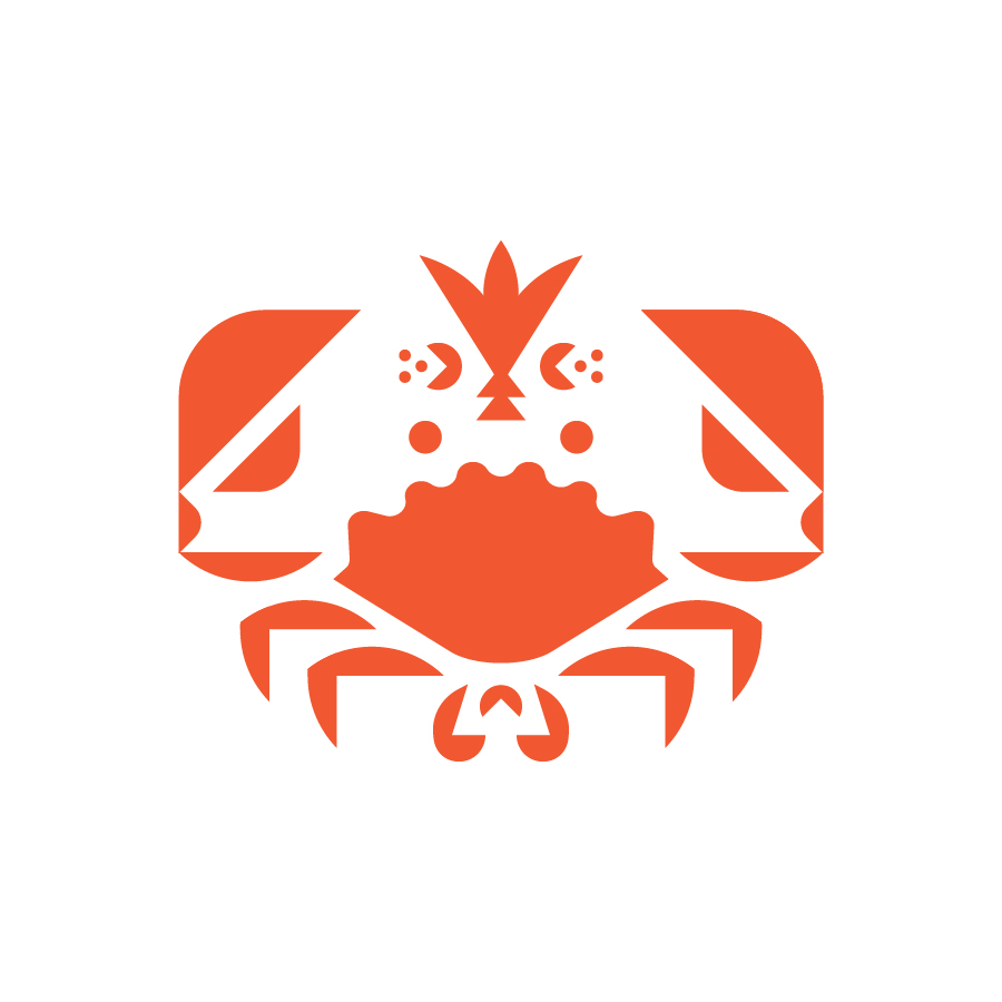 King Crab logo design by logo designer Adam Jarret Designs for your inspiration and for the worlds largest logo competition