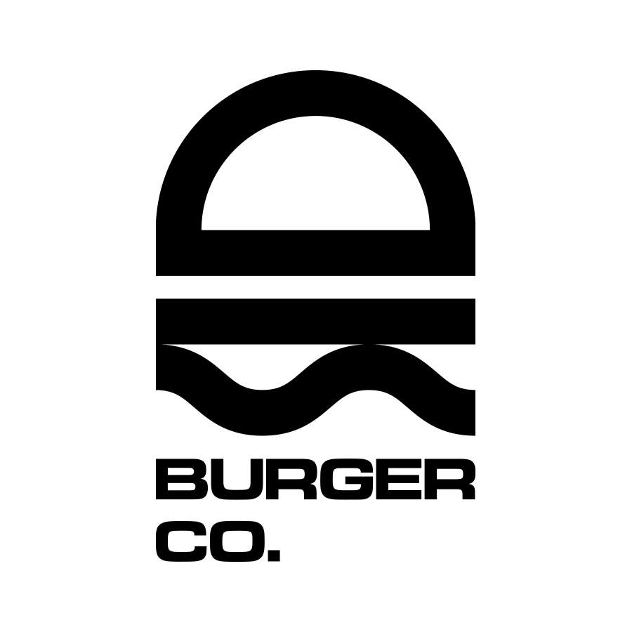 Burger Co. (Black & White) logo design by logo designer The Monochromatic Institute for your inspiration and for the worlds largest logo competition