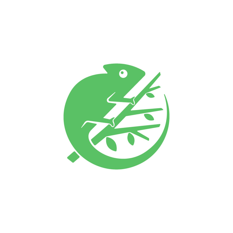 Chameleon logo design by logo designer Ali Aljilani for your inspiration and for the worlds largest logo competition