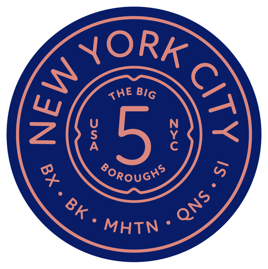 NYC Badge logo design by logo designer Damian Orellana for your inspiration and for the worlds largest logo competition