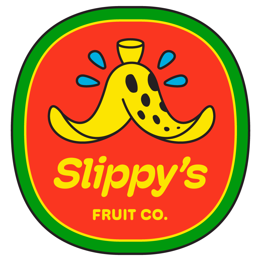 Slippy's Fruit Co. logo design by logo designer Damian Orellana for your inspiration and for the worlds largest logo competition