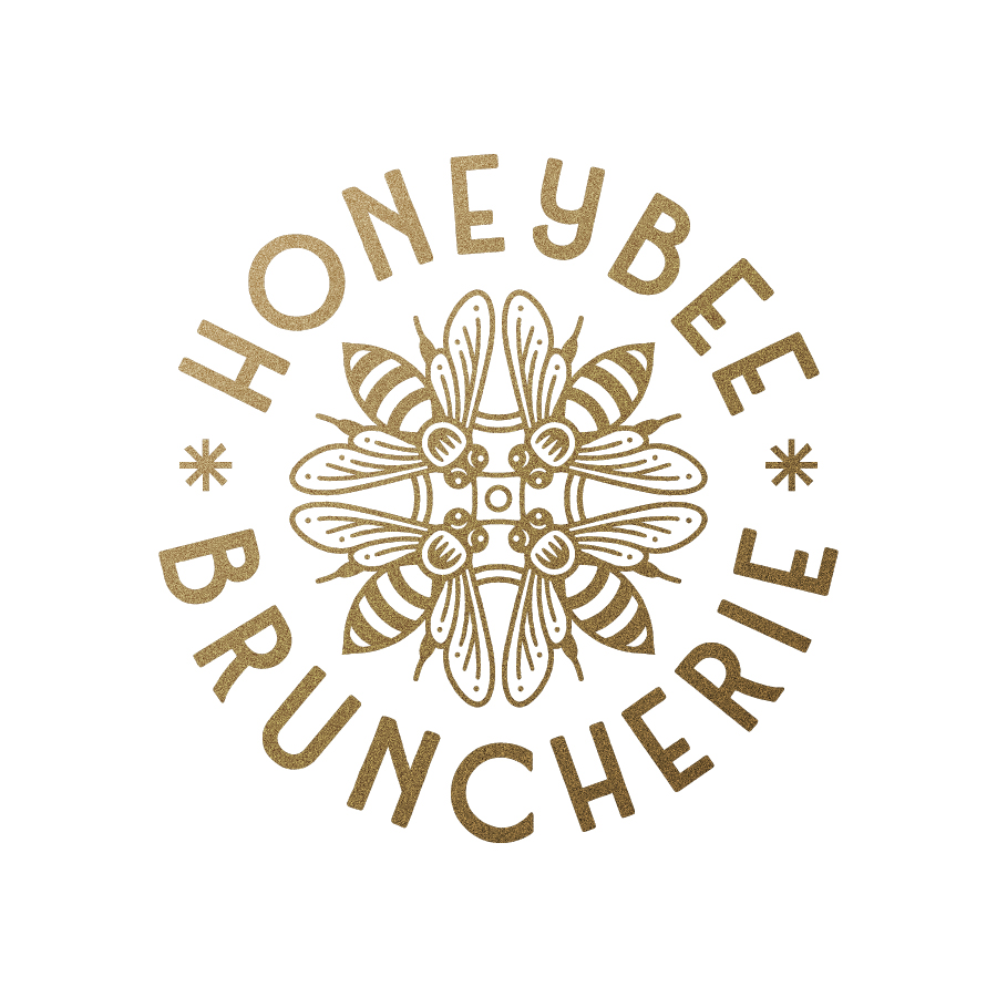 HoneyBee Bruncherie logo design by logo designer Jared Tuttle for your inspiration and for the worlds largest logo competition