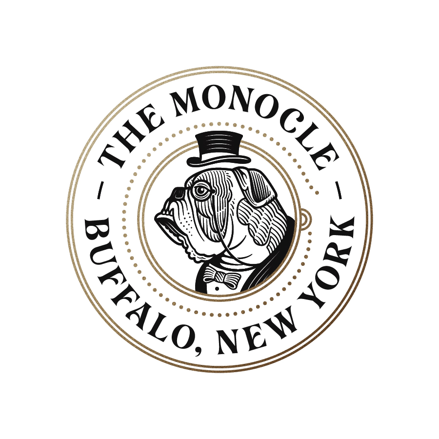 The Monocle logo design by logo designer Jared Tuttle for your inspiration and for the worlds largest logo competition