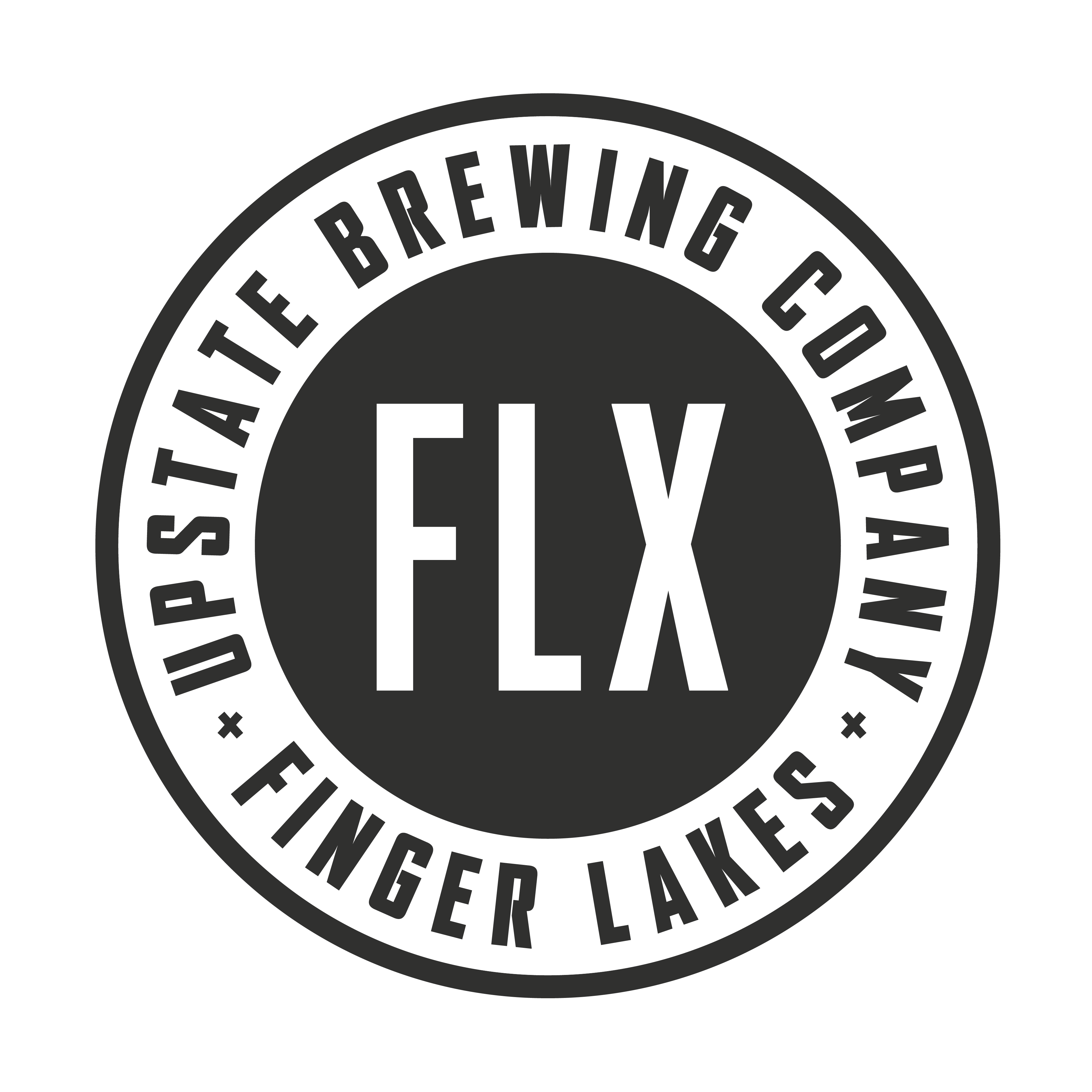Upstate Brewing Company FLX logo design by logo designer Pod Design Shop for your inspiration and for the worlds largest logo competition