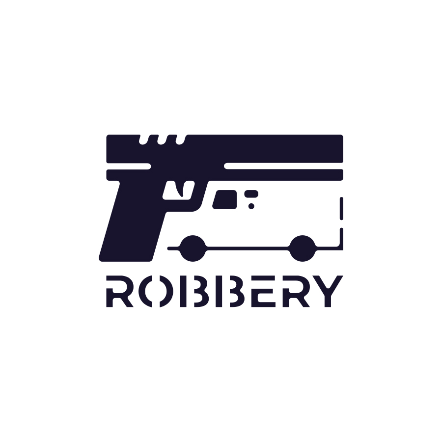 Robbery logo design by logo designer Stanislav Regis for your inspiration and for the worlds largest logo competition