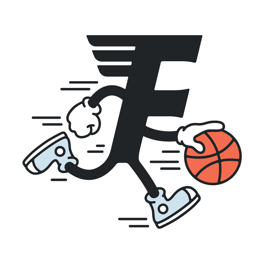 F logo design by logo designer Kevin Fluegel for your inspiration and for the worlds largest logo competition