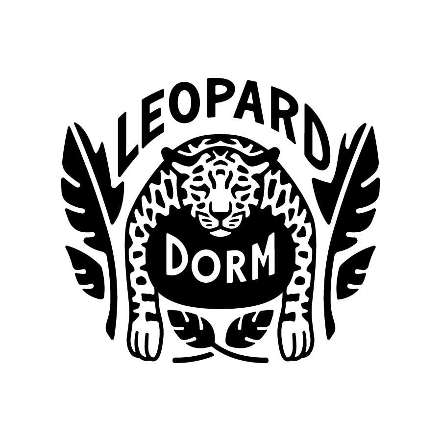 Leopard Dorm Logo logo design by logo designer Finletter Creative for your inspiration and for the worlds largest logo competition