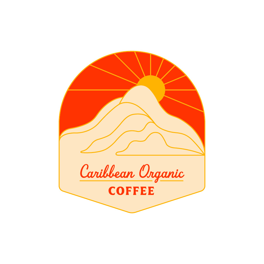 Caribbean Organic Coffee logo design by logo designer Ocean & Sea for your inspiration and for the worlds largest logo competition