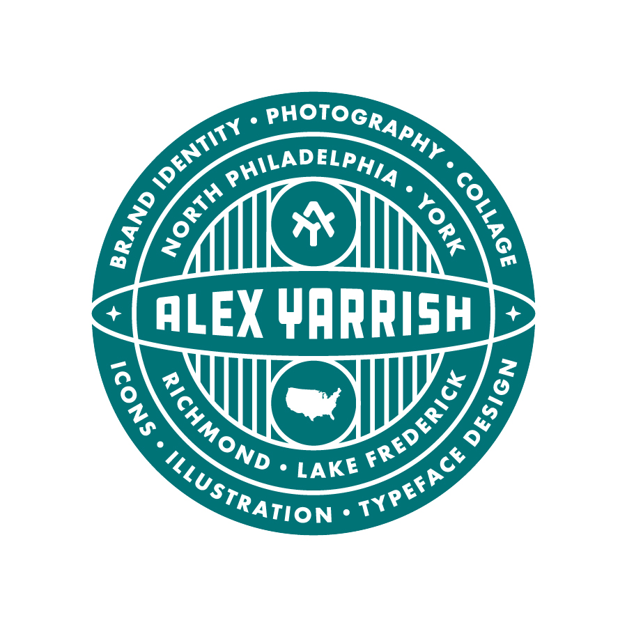 Alex Yarrish Location Badge logo design by logo designer Alex Yarrish for your inspiration and for the worlds largest logo competition