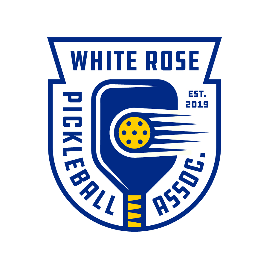 White Rose Pickleball Association logo design by logo designer Alex Yarrish for your inspiration and for the worlds largest logo competition