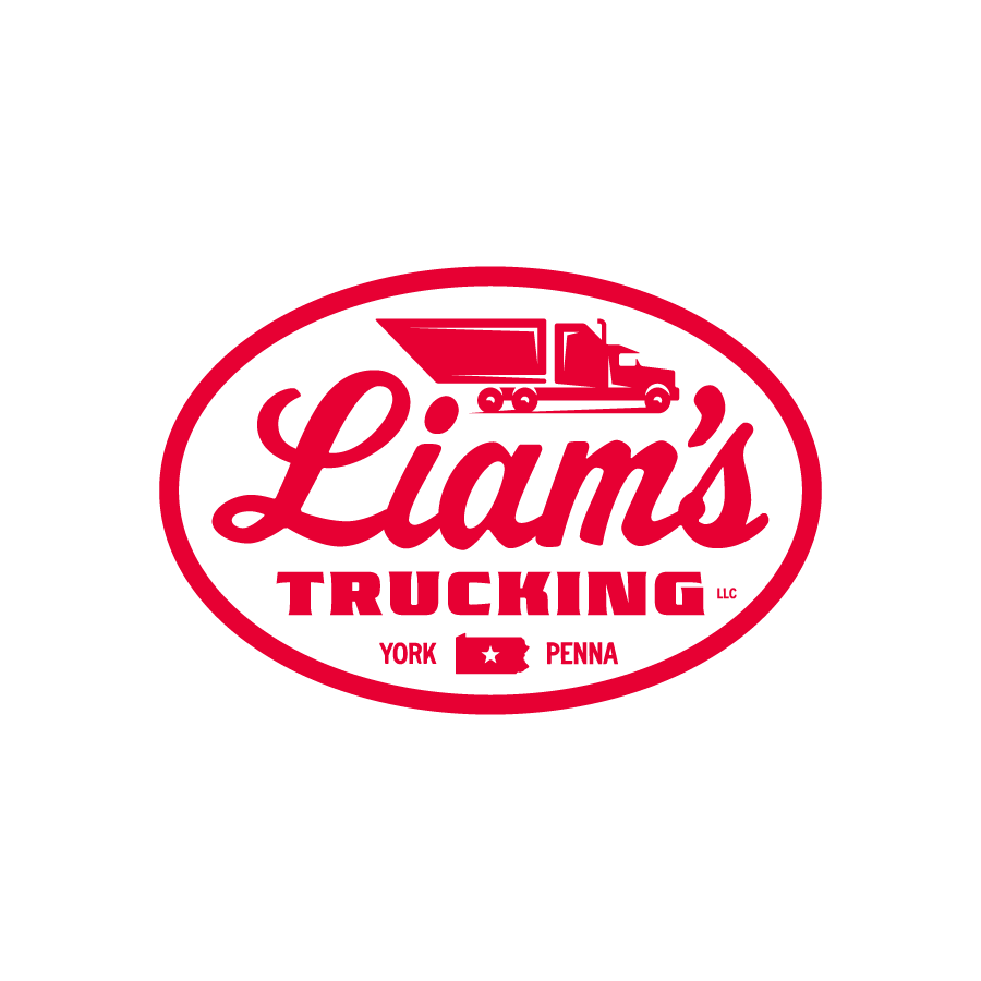 Liam's Trucking Badge logo design by logo designer Yarrish Design for your inspiration and for the worlds largest logo competition