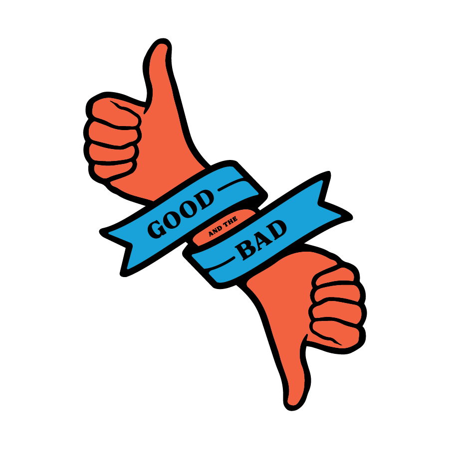 Good And The Bad logo design by logo designer Grant Mortenson for your inspiration and for the worlds largest logo competition