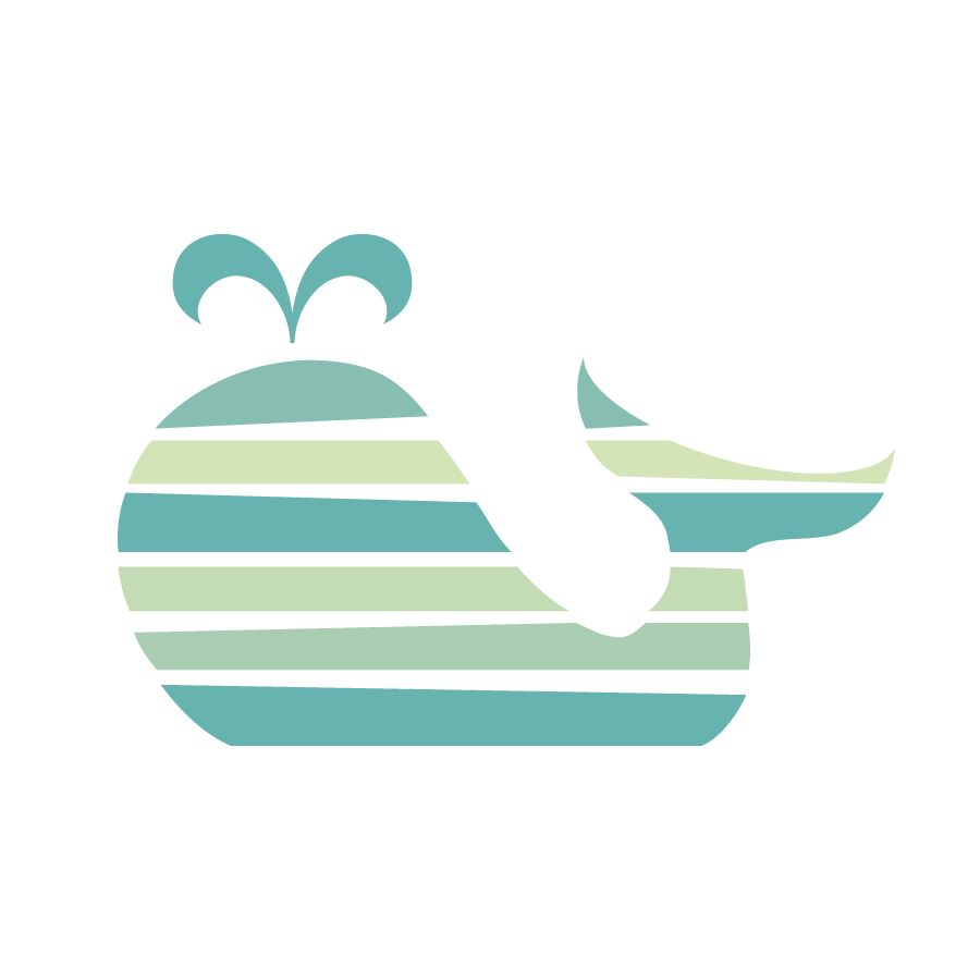 Gentle Whale logo design by logo designer Maja Vukic for your inspiration and for the worlds largest logo competition