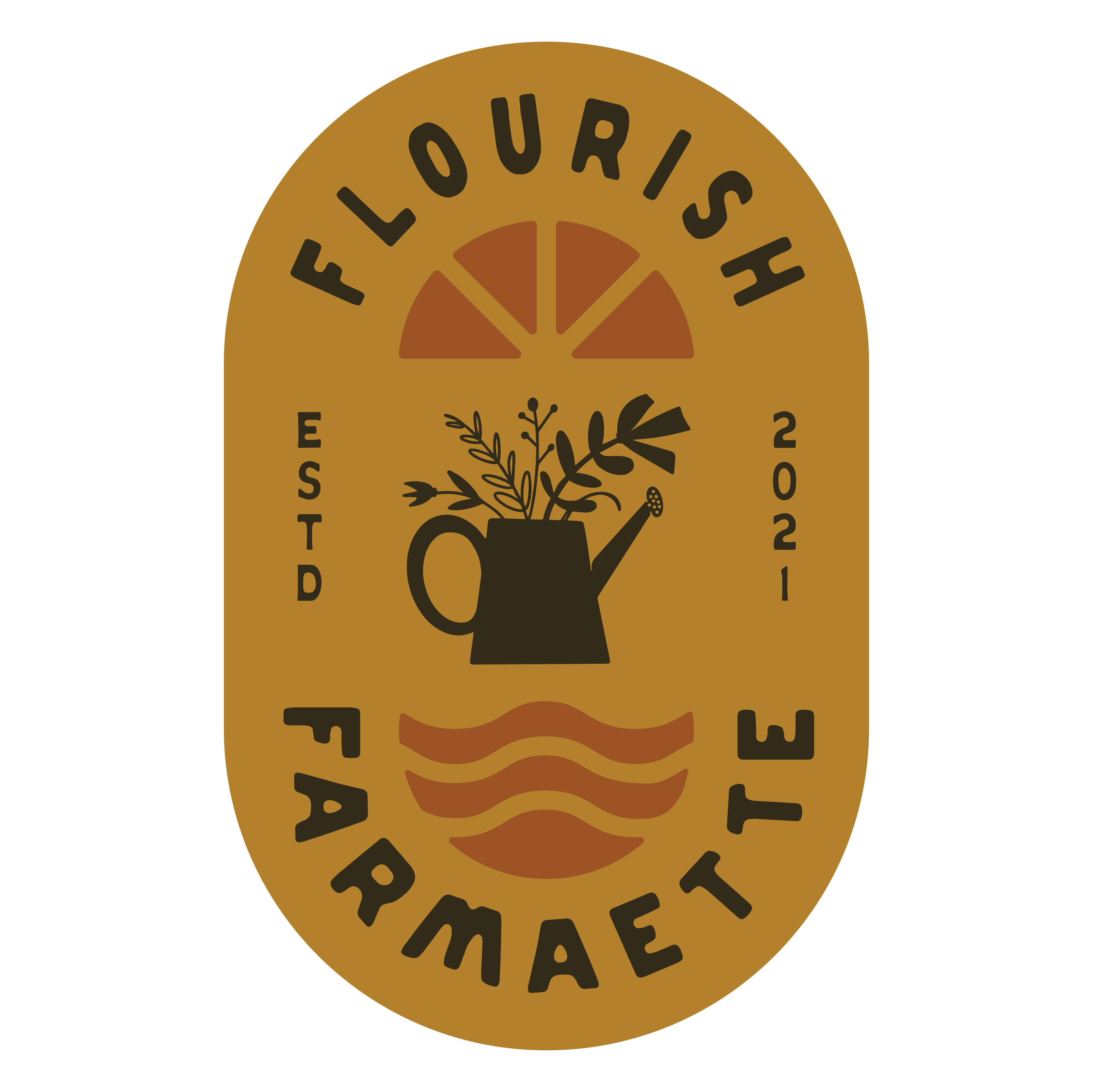Flourish Farmette logo design by logo designer Woox Creative for your inspiration and for the worlds largest logo competition
