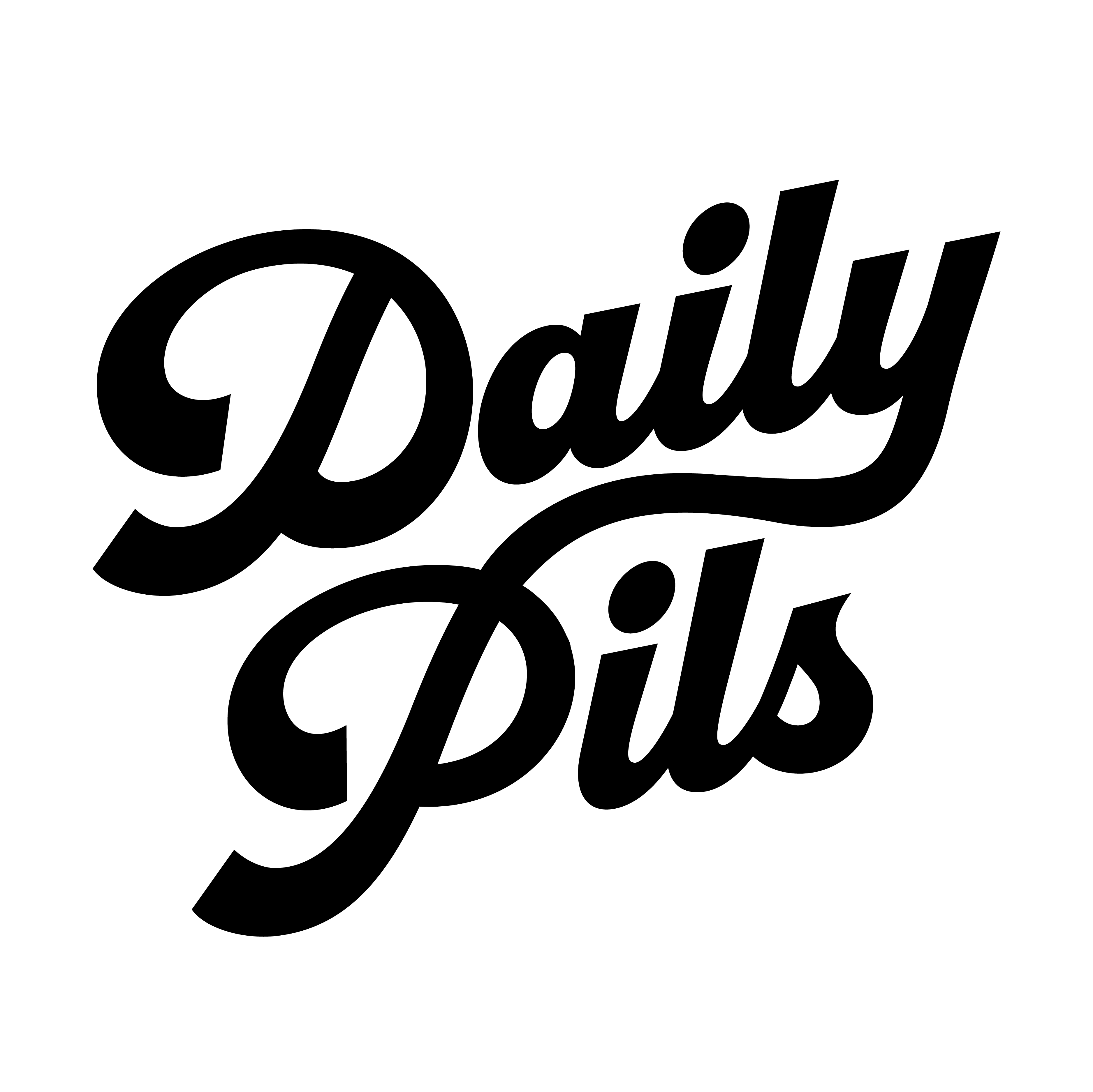 Daily Pils - Custom Script logo design by logo designer Brethren Design Co. for your inspiration and for the worlds largest logo competition