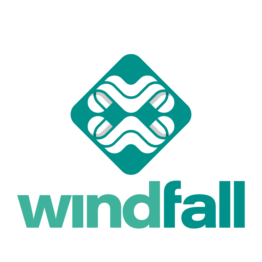 Windfall - Rejected logo concept logo design by logo designer Max Goodwin Design for your inspiration and for the worlds largest logo competition