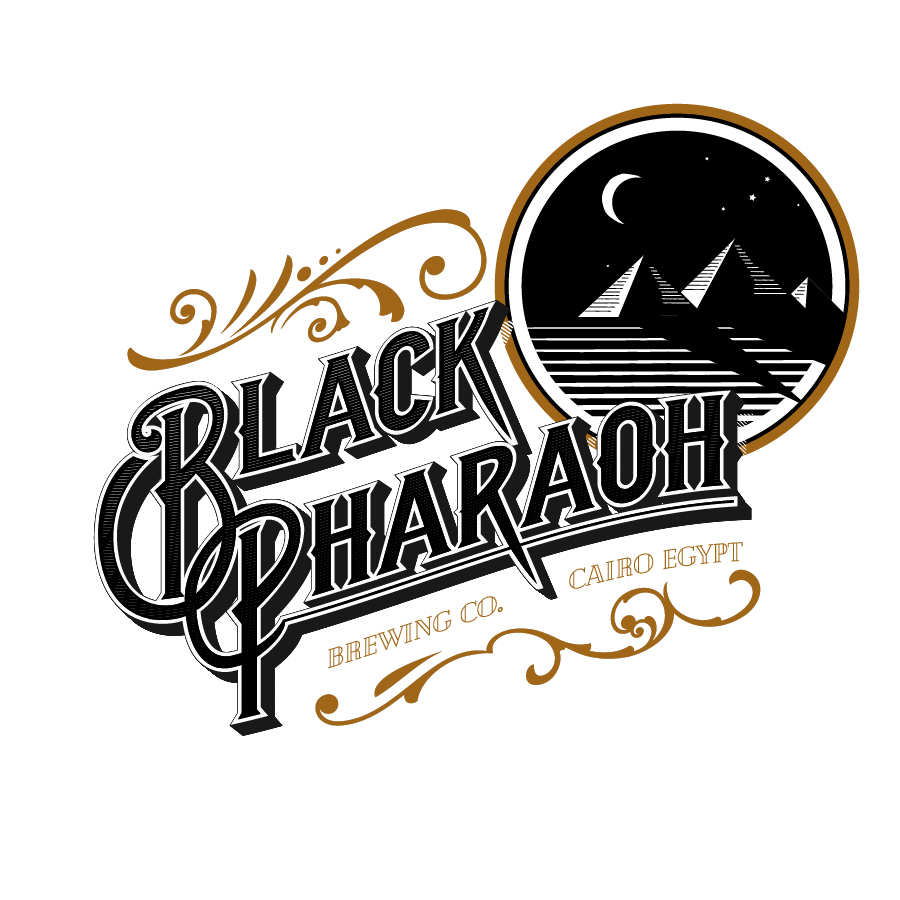 Black Pharaoh Brewing Company logo design by logo designer Max Goodwin Design for your inspiration and for the worlds largest logo competition