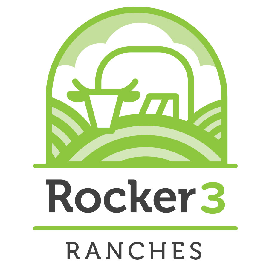 Rocker 3 Ranches - Alt Concept logo design by logo designer cardwell creative for your inspiration and for the worlds largest logo competition