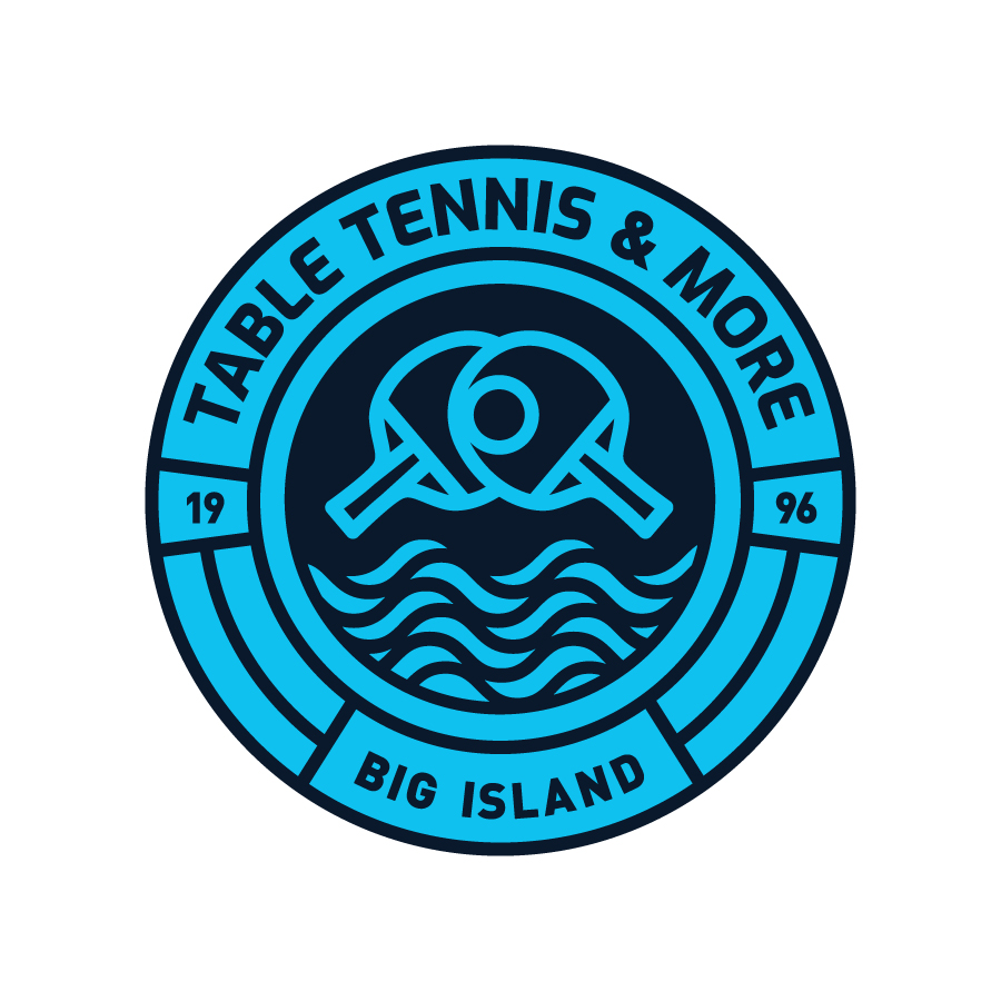 Table Tennis & More - Big Island logo design by logo designer Vanja Franjic for your inspiration and for the worlds largest logo competition