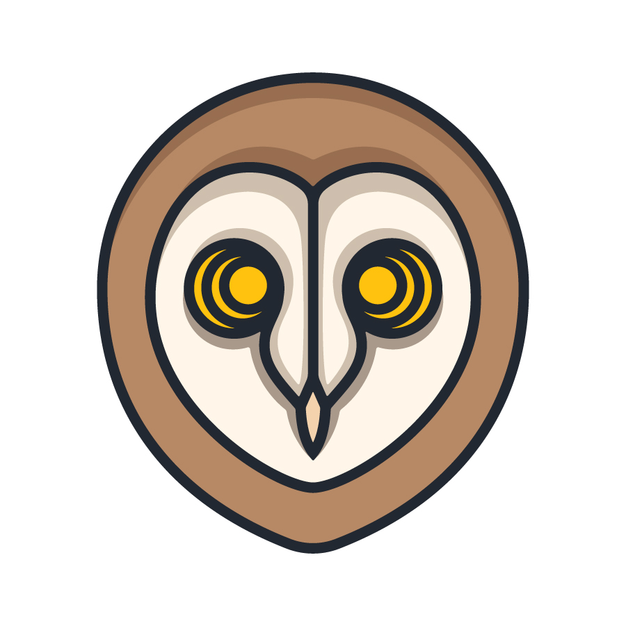 Barn Owl V3 logo design by logo designer Vanja Franjic for your inspiration and for the worlds largest logo competition