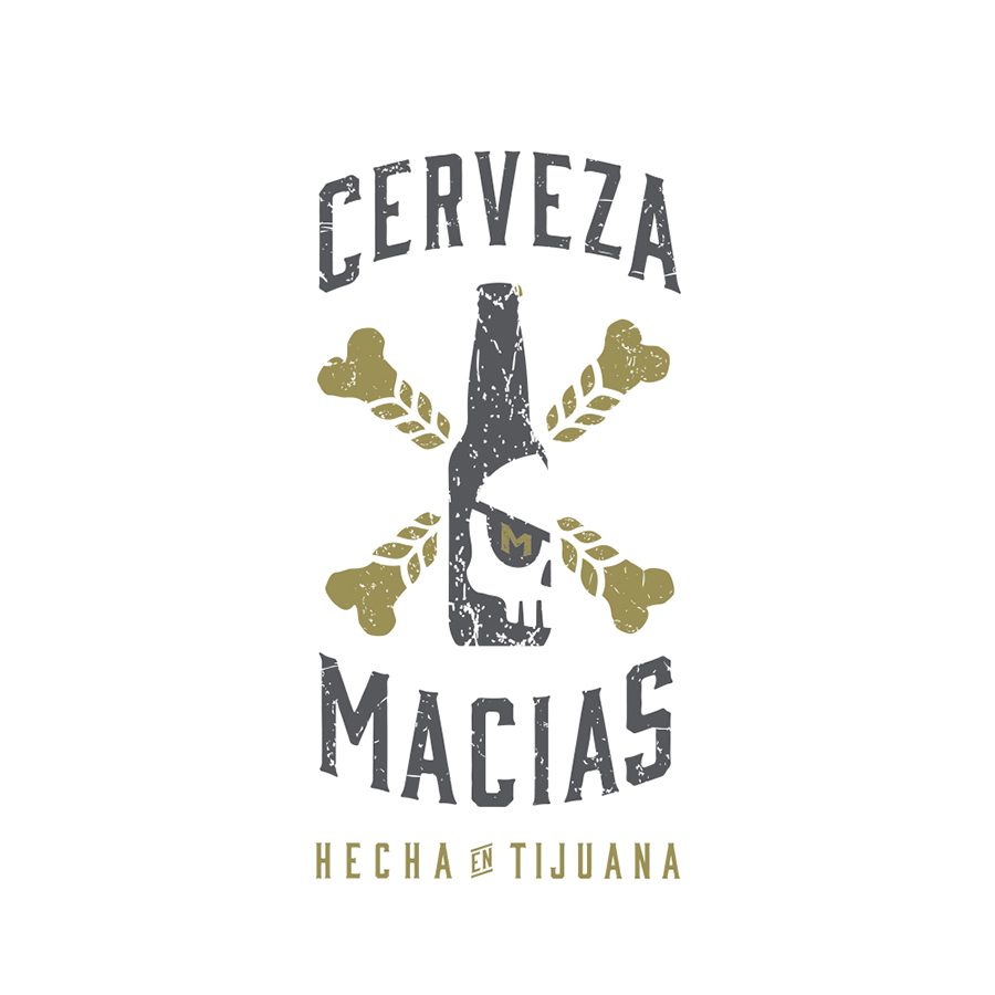 Cerveza Macias logo design by logo designer NittyGritty Brands for your inspiration and for the worlds largest logo competition