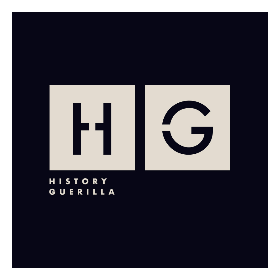 History Guerrilla Podcast Logo logo design by logo designer Noah Hanold Design for your inspiration and for the worlds largest logo competition