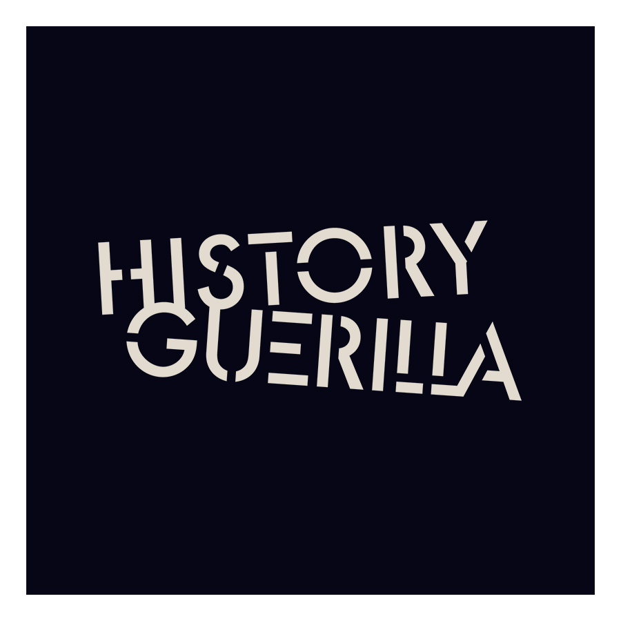History Guerrilla Podcast Logo logo design by logo designer Noah Hanold Design for your inspiration and for the worlds largest logo competition