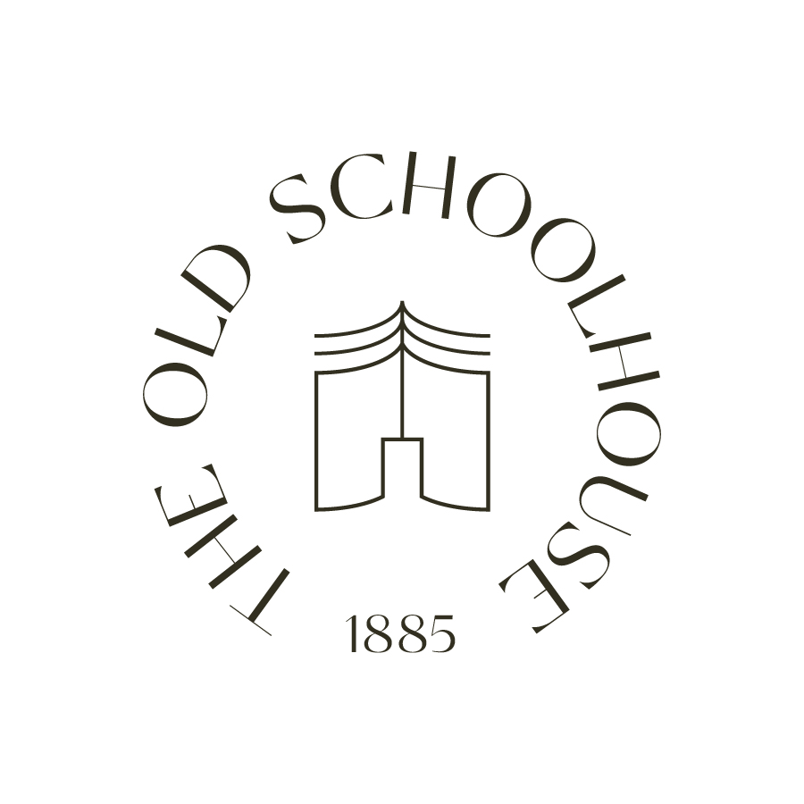 The Old Schoolhouse logo design by logo designer Hughes Design Co. for your inspiration and for the worlds largest logo competition