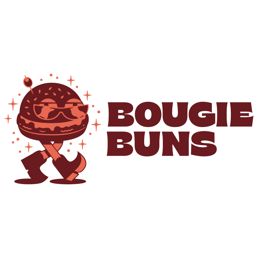 Bougie Buns logo design by logo designer Ryan Mahoney for your inspiration and for the worlds largest logo competition