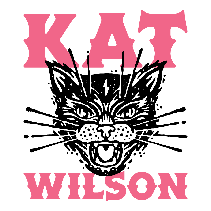 Kat Wilson logo design by logo designer Ryan Mahoney for your inspiration and for the worlds largest logo competition
