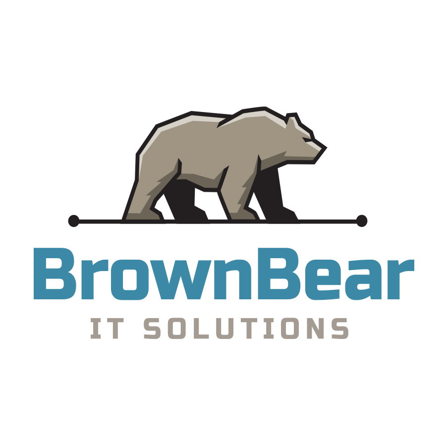 BrownBear IT Solutions logo design by logo designer David Terry Design for your inspiration and for the worlds largest logo competition