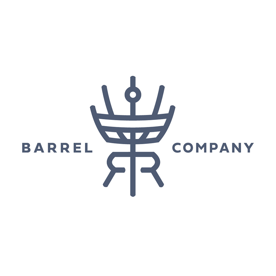 River Roots Barrel Company Name Brandmark logo design by logo designer Octavo Designs for your inspiration and for the worlds largest logo competition
