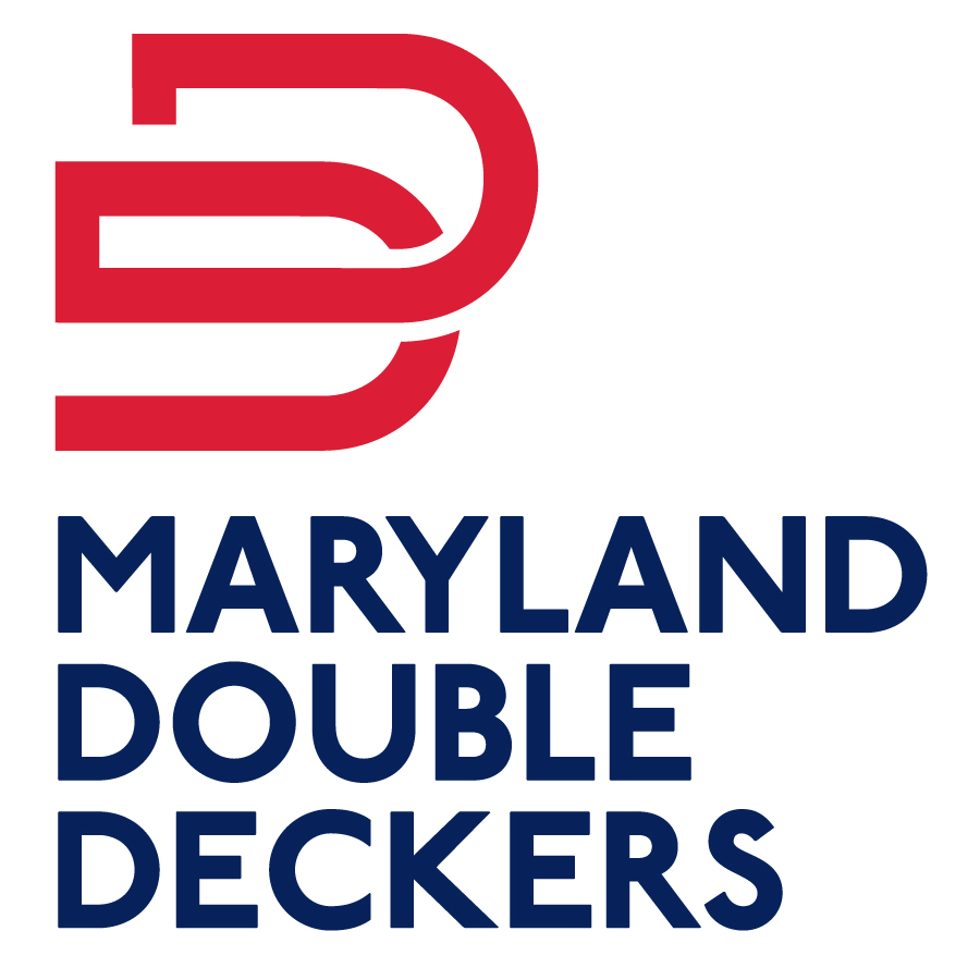 Maryland Double Deckers Vertical Logo logo design by logo designer Octavo Designs for your inspiration and for the worlds largest logo competition