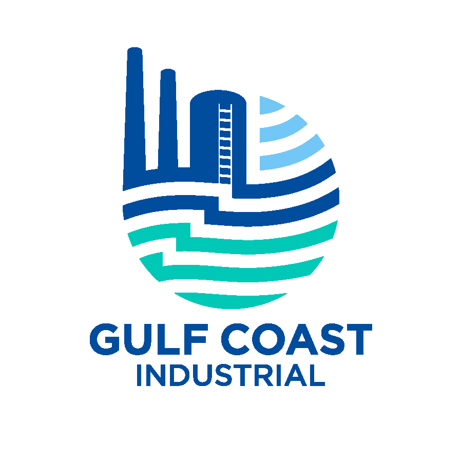 Gulf Coast Industrial logo design by logo designer Bluebird Branding for your inspiration and for the worlds largest logo competition